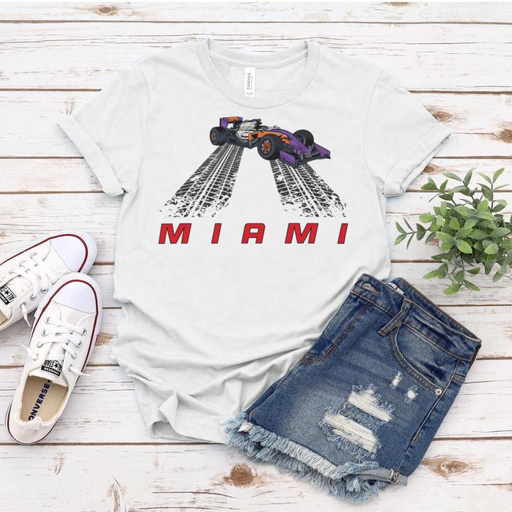 F 1 Miami Gp Aqua Women T-shirt Funny Gifts