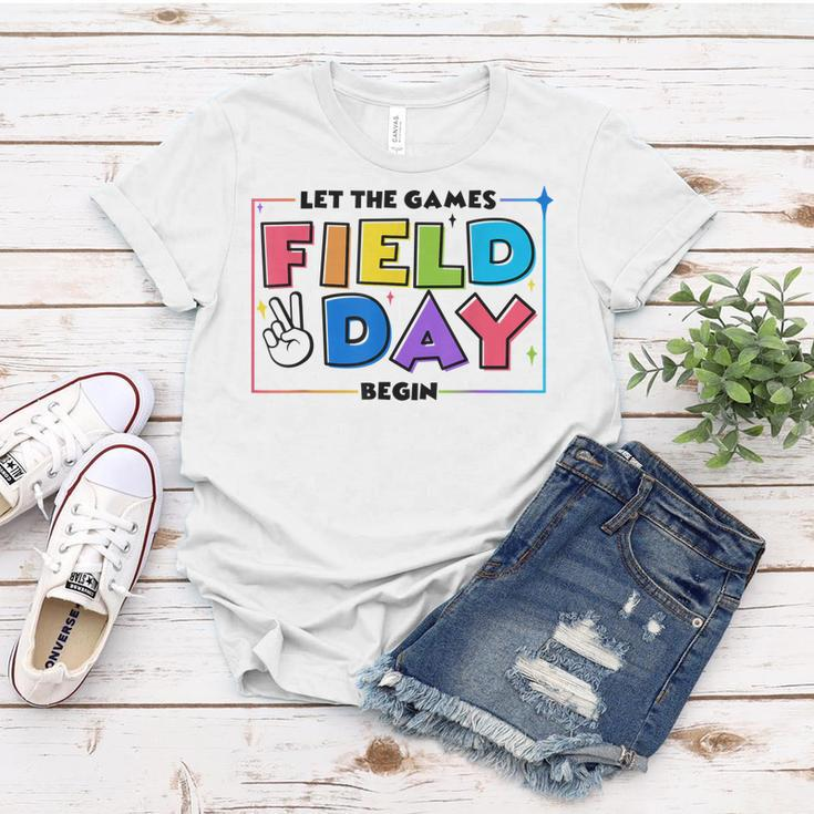 Field Day Let The Games Begin For Kids Boys Girls & Teachers V2 Women T-shirt Funny Gifts