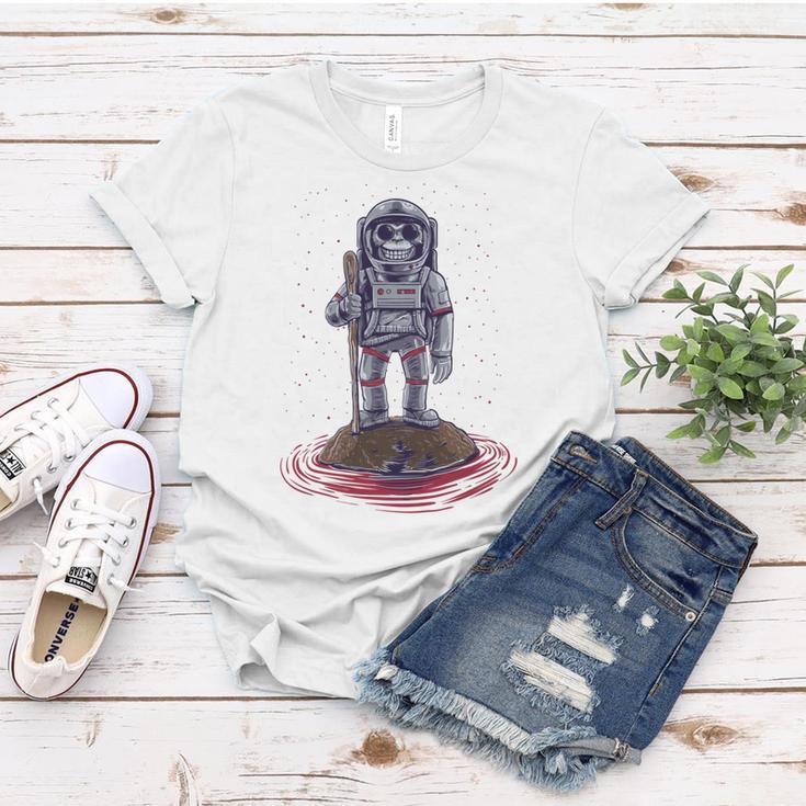 Funny Astronaut Monkey V3 Women T-shirt Funny Gifts