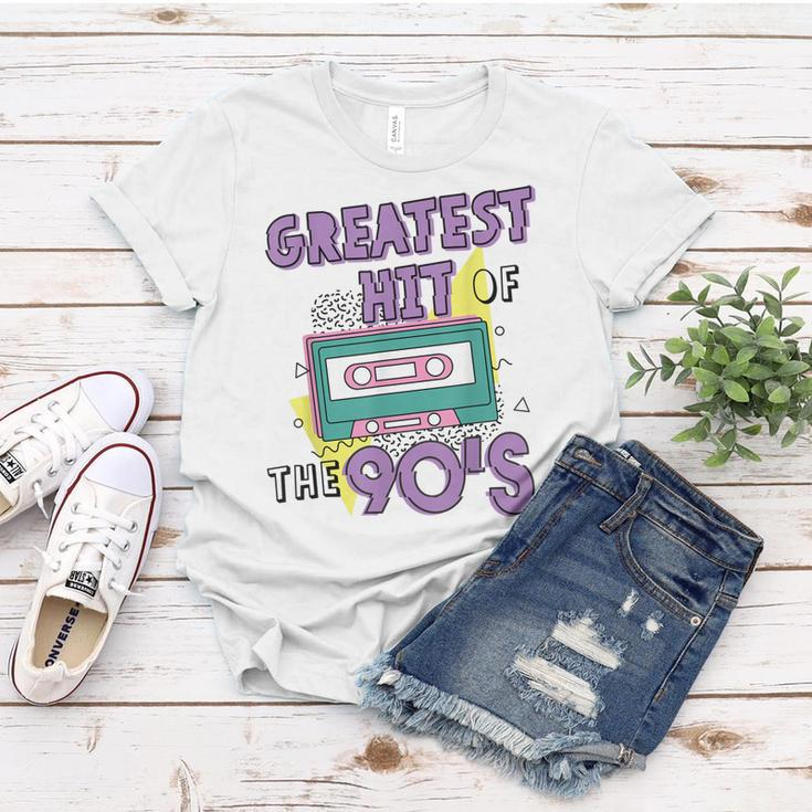 Greatest Hit Of The 90S Retro Cassette Tape Vintage Birthday Women T-shirt Funny Gifts