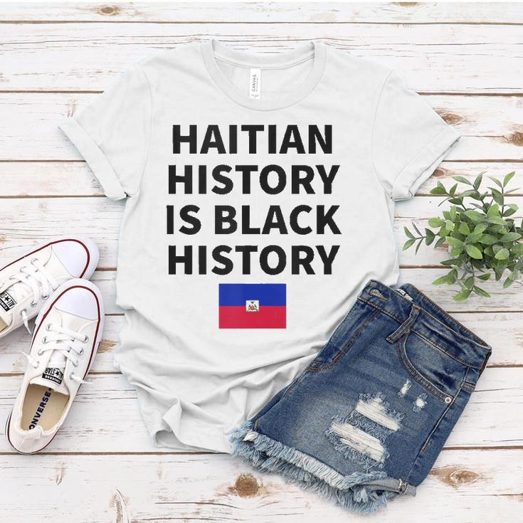 Haitian History Is Black History - Haiti Zoe Pride Flag Day Women T-shirt Personalized Gifts