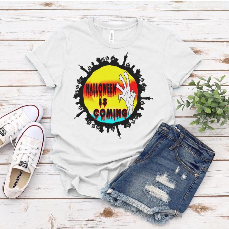 Halloween Time Is Coming Women T-shirt Funny Gifts