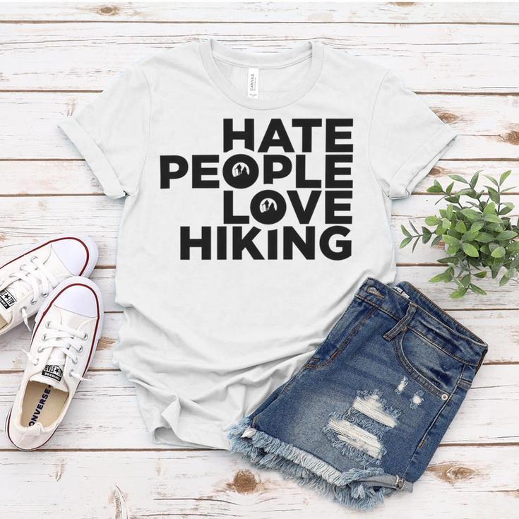 Hate People Love Hiking V2 Women T-shirt Funny Gifts