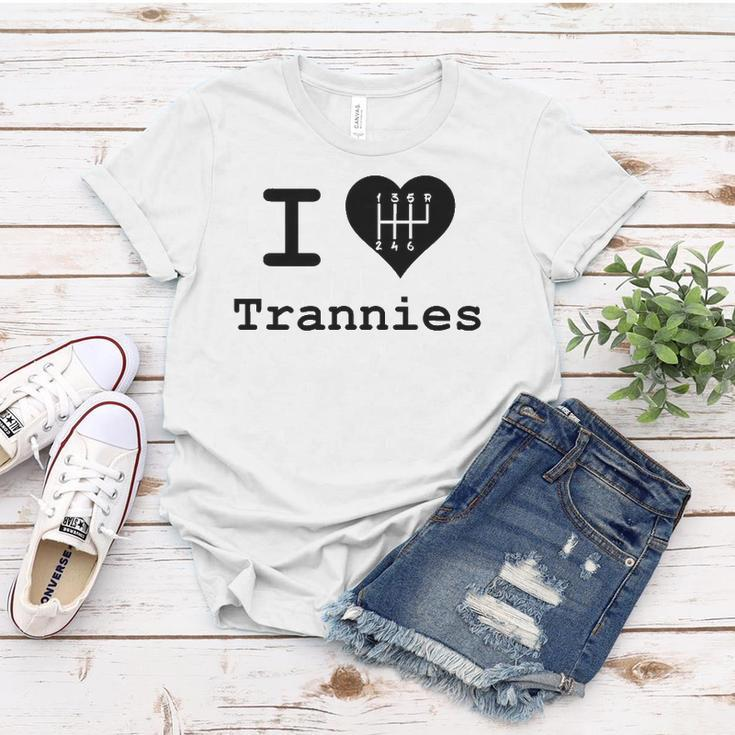 I Love Trannies Heart Car Lovers Gift Women T-shirt Unique Gifts