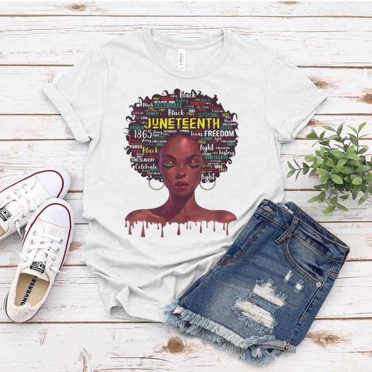 Juneteenth S For Women Afro Beautiful Black Pride 2022 African American Women T-shirt Unique Gifts