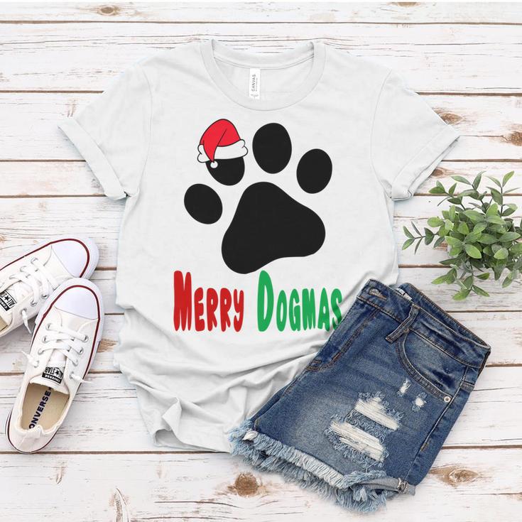 Merry Dogmas Women T-shirt Funny Gifts