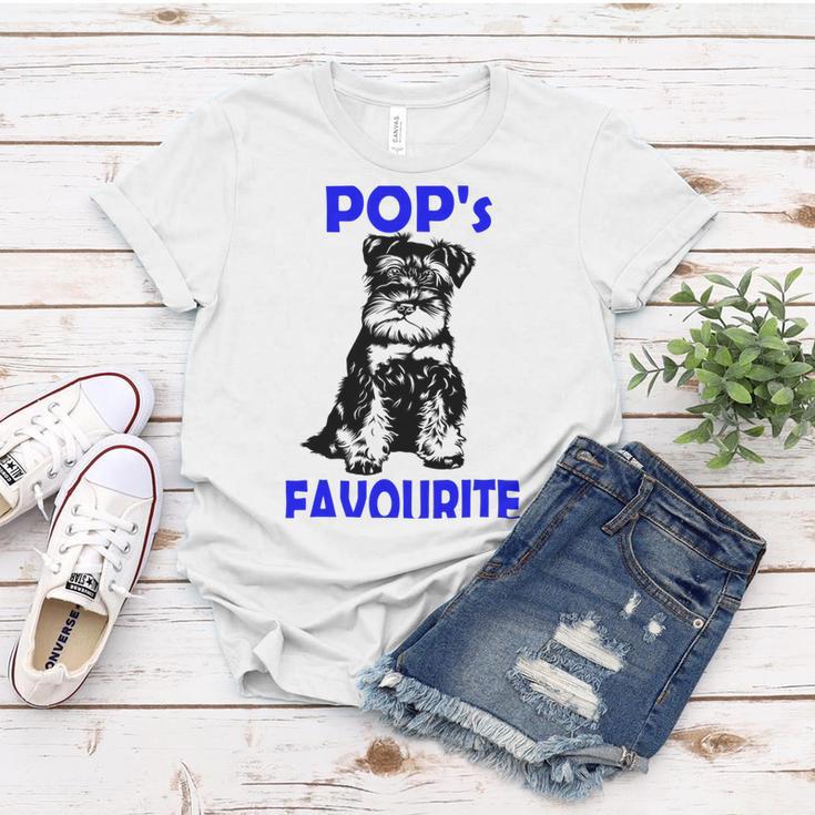 Miniature Schnauzer At Home Pops Favourite Multi Tasking Dog Women T-shirt Funny Gifts