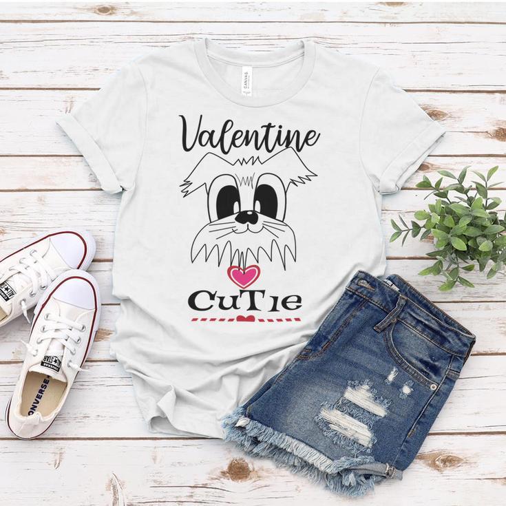 My Valentine Puppy Cutie Women T-shirt Funny Gifts