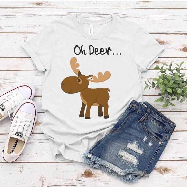 Oh Deer Cute Deer Save Wildlife Women T-shirt Unique Gifts