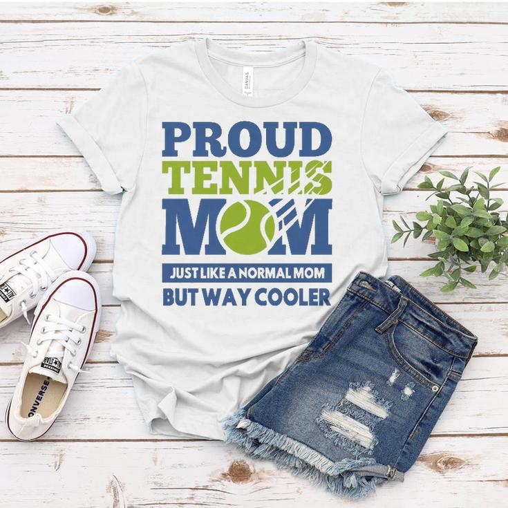 Proud Tennis Mom Funny Tennis Player Gift For Mothers Women T-shirt Unique Gifts