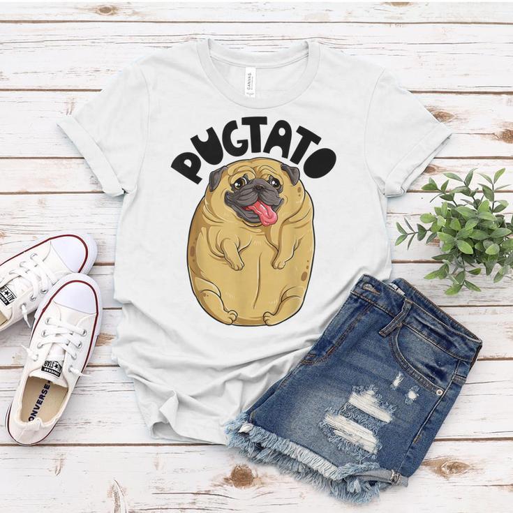 Pugtato Pug Potato Dog Lovers Costume Funny Meme Gifts Women T-shirt Funny Gifts