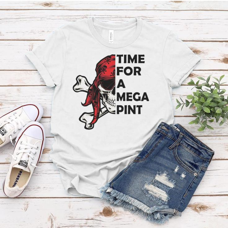 Time For A Mega Pint Funny Sarcastic Saying Women T-shirt Unique Gifts