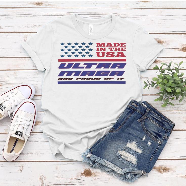 Vintageultra Maga And Proud Of It Made In Usa Women T-shirt Funny Gifts