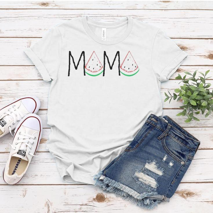 Watermelon Mama - Mothers Day Gift - Funny Melon Fruit Women T-shirt Unique Gifts