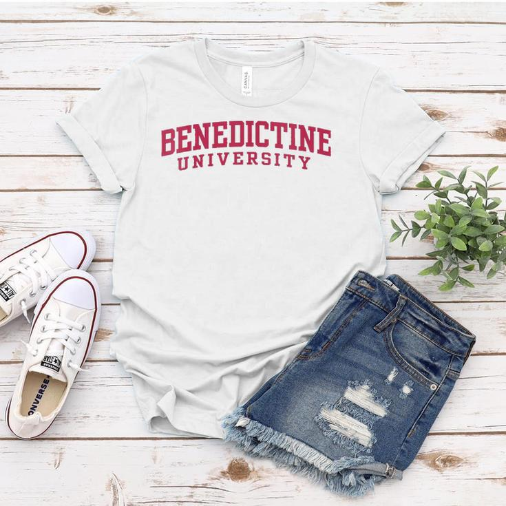Womens Benedictine University Athletic Teacher Student Gift Women T-shirt Unique Gifts