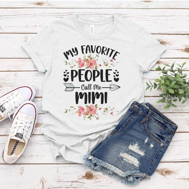 Womens My Favorite People Call Me Mimi Mothers Day Gifts Women T-shirt Unique Gifts