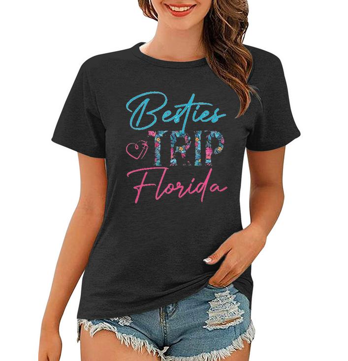 Besties Trip Florida Vacation Matching Best Friend Women T-shirt