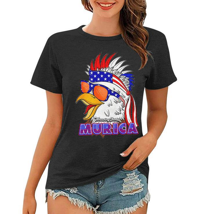 4Th July Amurica Throwing Stones Merch T-Shirt Women T-shirt