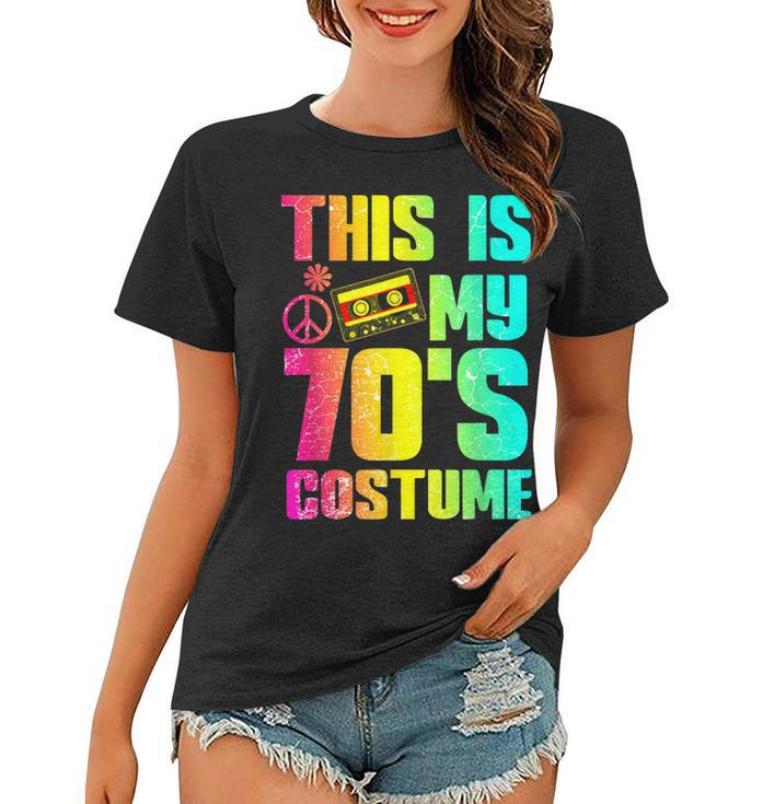 70S Halloween Costume 1970S Seventies Music Dancing Disco  V2 Women T-shirt