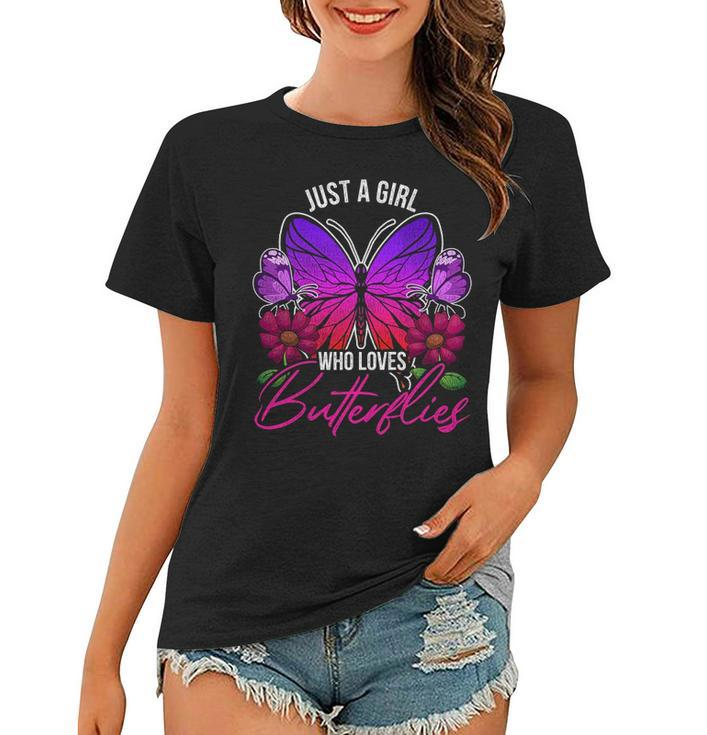 Animal Insect Butterfly Lover Girls Women Pretty Butterfly Women T-shirt