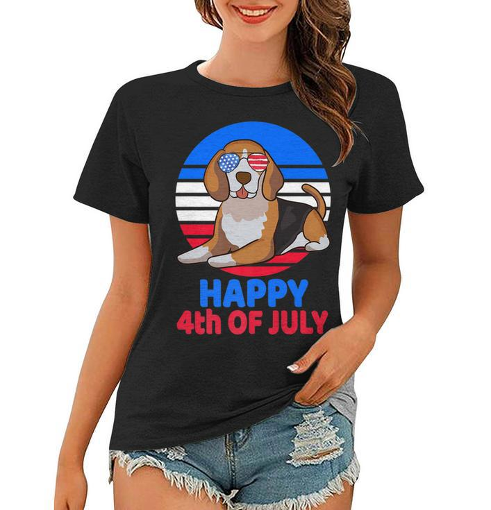Beagle 4Th Of July For Beagle Lover Beagle Mom Dad July 4Th   Women T-shirt