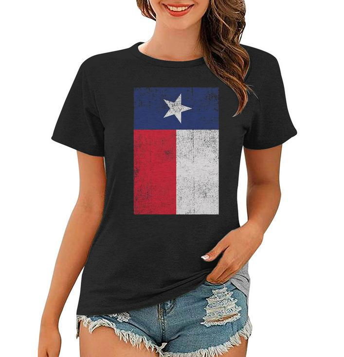 Big Texas Distressed Flag Of Texas Women T-shirt