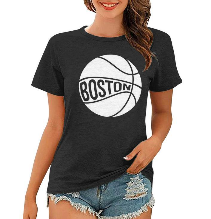 Boston Retro City Massachusetts State Basketball Women T-shirt