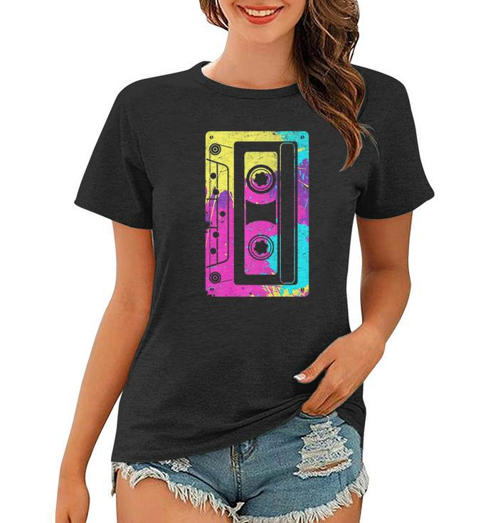 Cassette Tape Mixtape 80S And 90S Costume  Women T-shirt