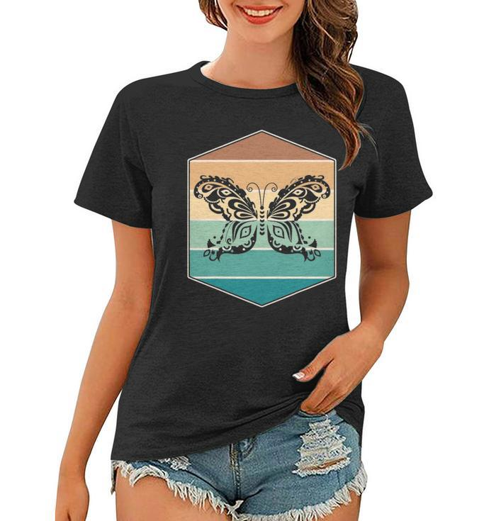 Caterpillar Butterfly Insect Gift Butterfly Women T-shirt