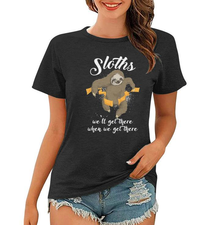 Cool Animal Gift Clothes For Men Women Kids Funny Lazy Sloth Women T-shirt