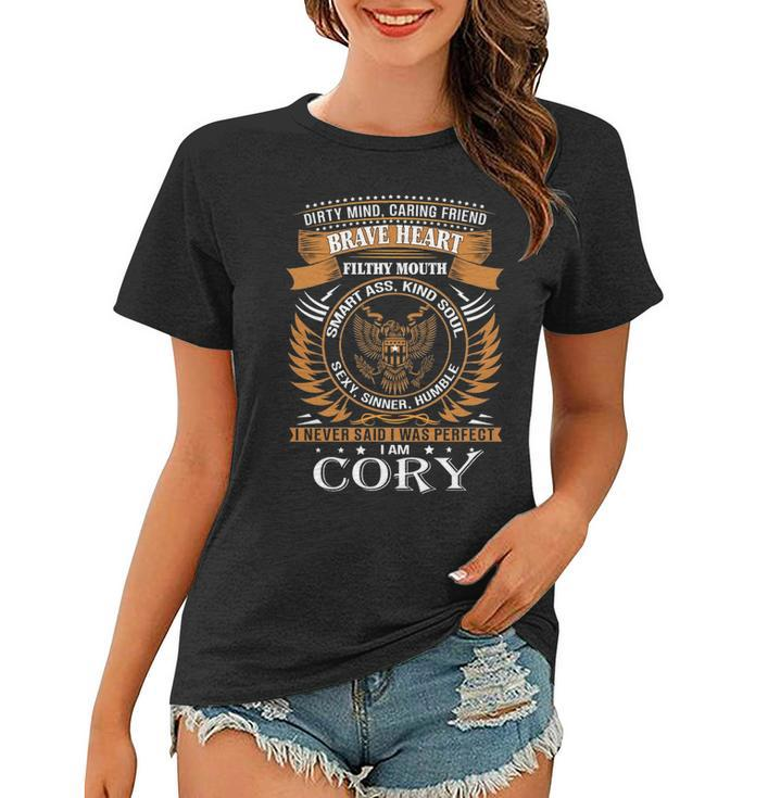 Cory Name Gift   Cory Brave Heart Women T-shirt