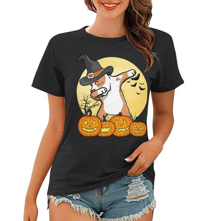 Dabbing Pit Bull Dab Dance Funny Dog Halloween Gift T-Shirt Women T-shirt
