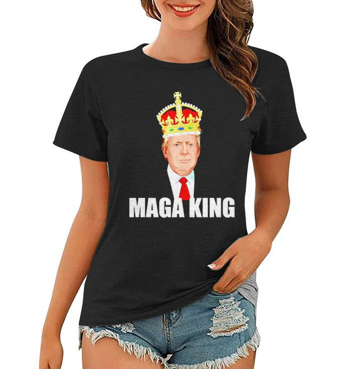 Donald Trump Maga King Hilarious Imperial Crown Women T-shirt