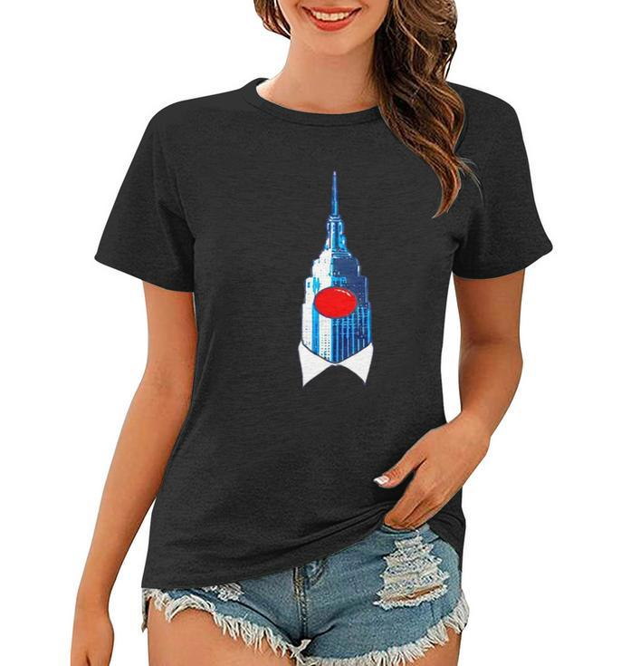 Empire State Building Clown State Of New York Women T-shirt