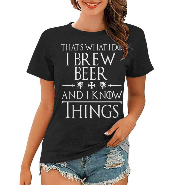 Funny Brewing Beer T  Gifts Love To Brew Beer Women T-shirt