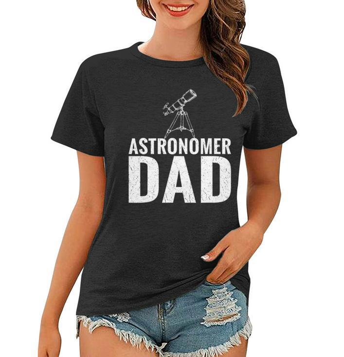 Funny Distressed Retro Vintage Telescope Star Astronomy Women T-shirt