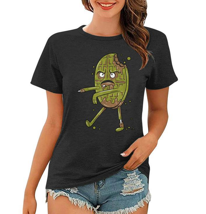 Funny Monster Zombie Cookie Scary Halloween Costume 2020  Women T-shirt