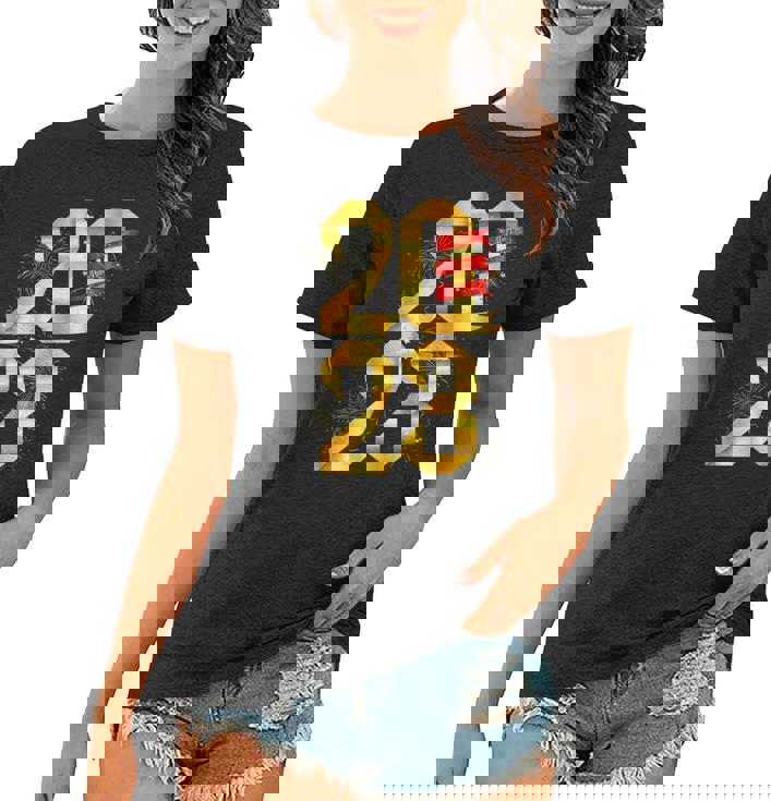 Happy New Year 2023 New Years Eve Party Supplies Nye Women T-shirt