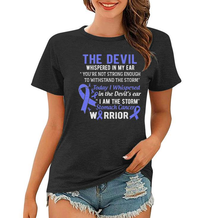 I Am The Storm Stomach Cancer Warrior Women T-shirt