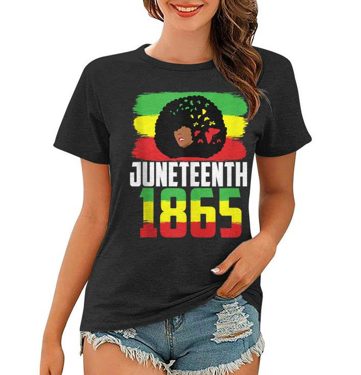 Juneteenth Is My Independence Day Black Women Black Pride   Women T-shirt