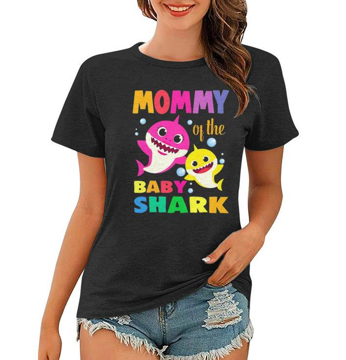 Kids Mommy Of The Birthday Shark Mom Matching Family Women T-shirt
