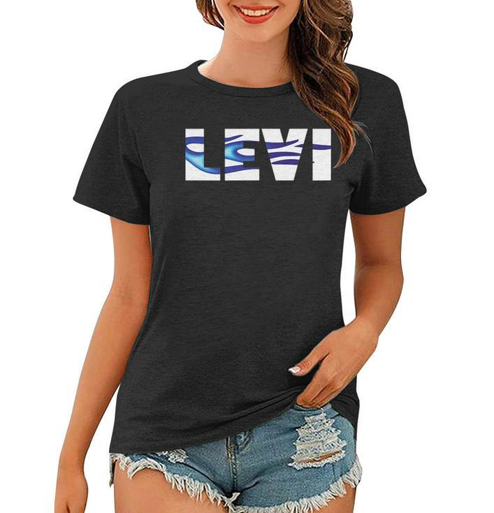 Levi Name Cool Auto Detailing Flames So Fast Women T-shirt