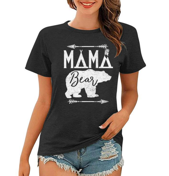 Mama Bear Mothers Day Gift For Wife Mommy Matching Funny Women T-shirt