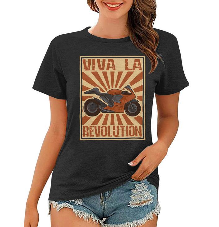 Motorcycle Retro Color Woodblock 482 Shirt Women T-shirt