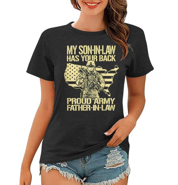 My Soninlaw Has Your Back Proud Army 688 Shirt Women T-shirt