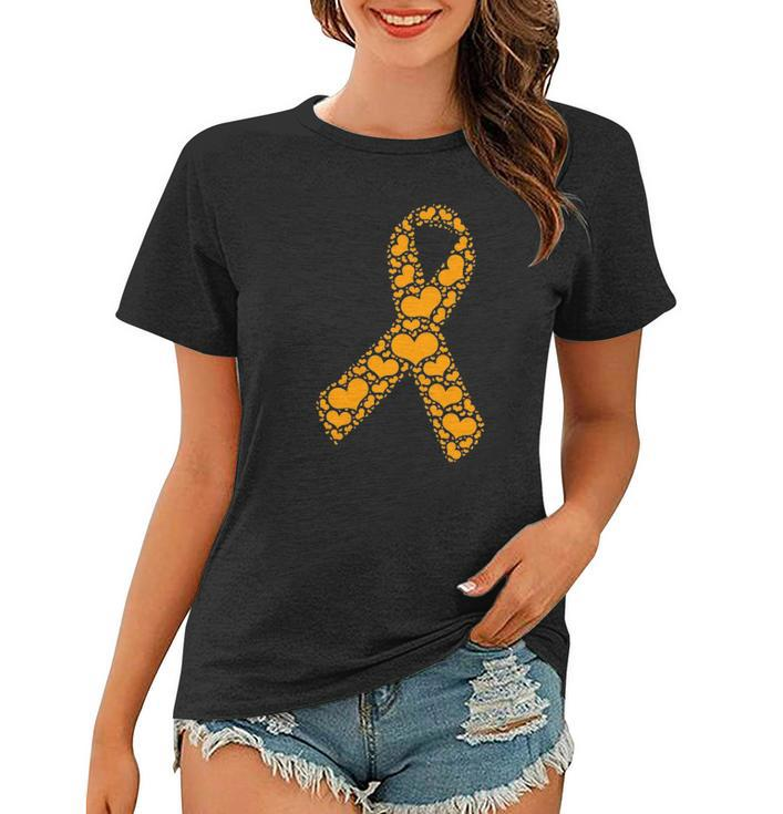 Orange Ribbon  For Gun Violence Awareness Anti Gun Women T-shirt
