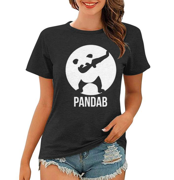 Pandab Funny Dabbing Panda Design Gift Women T-shirt