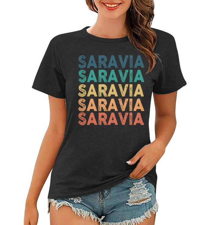 Saravia Name Shirt Saravia Family Name V3 Women T-shirt