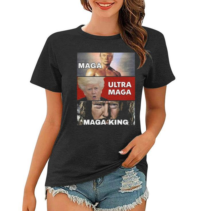The Return Of The Great Maga King Trump Ultra Maga Women Men Women T-shirt