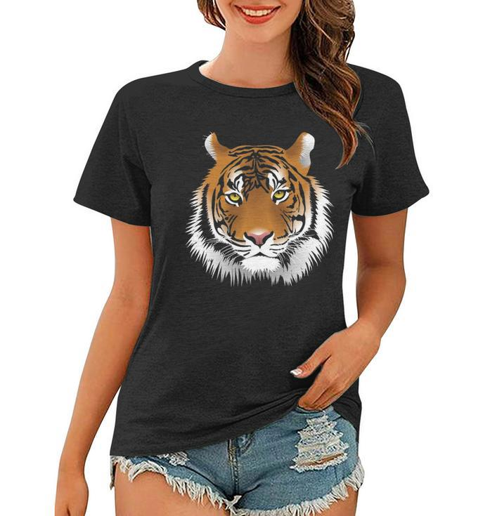 Tiger Face Animal Lover Funny Tigers Zoo Kids Boys Girl Women T-shirt